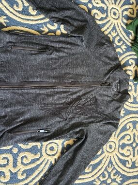 Antony Morato Charcoal Full-Zip Men's Sweater Jacket